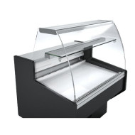 Polar PG013 1m Curved Glass Slimline Serve Over Counter