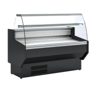 Polar PG014 1.5m Curved Glass Slimline Serve Over Counter Fridge