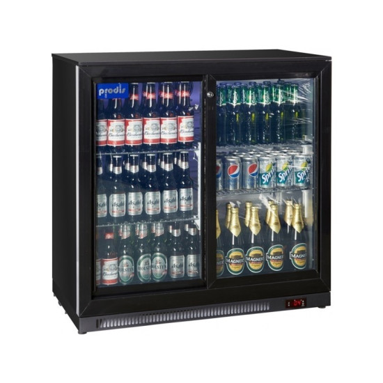 Prodis NT2BS Double Sliding Door Bottle Cooler 