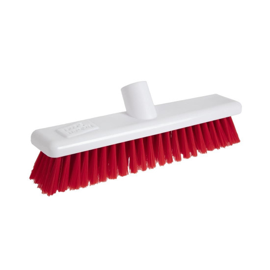 Jantex DN830 12" Soft Hygiene Red Broom Head