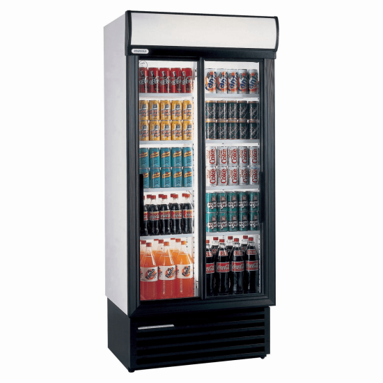 Staycold SD890 675 Litre Double Sliding Glass Door Display Fridge