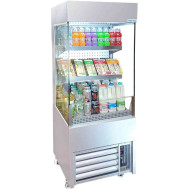 Frost Tech SLD60-60 0.6m Stainless Steel Low Height Multideck