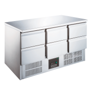 Sterling Pro SPU303-6D Stainless Steel 6 Drawer Commercial Fridge Counter