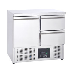 Sterling Pro SPU201-2D Fridge Counter with 1 Door and 2 Drawers