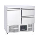 Sterling Pro SPU201-2D Fridge Counter with 1 Door and 2 Drawers