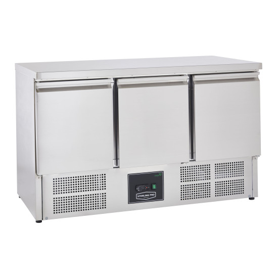 Sterling Pro SPU303 3 Door Compact Storage Counter Fridge