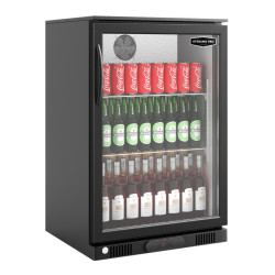 Sterling Pro SP1HC Black Single Door Bottle Cooler