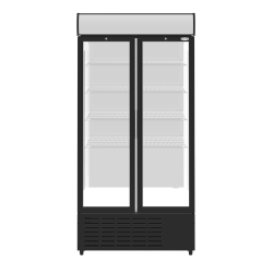 Sterling Pro SPD20HG Upright Double Hinged Door Display Fridge