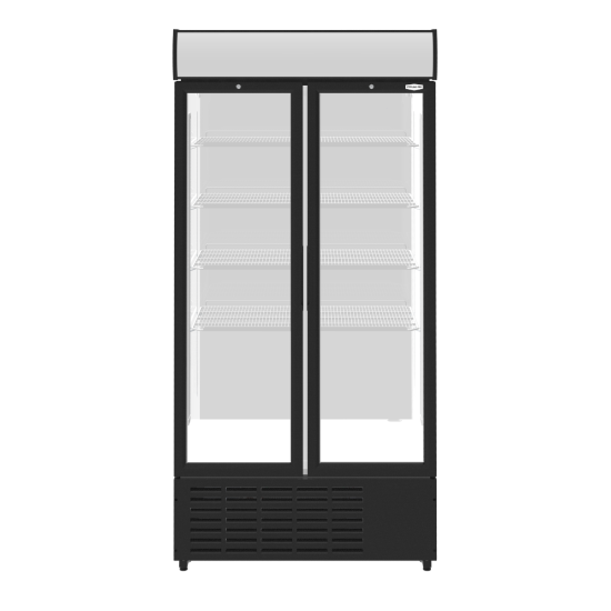 Sterling Pro SPD20HG Upright Double Hinged Door Display Fridge