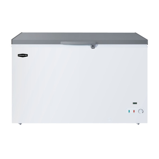Sterling Pro SP350CFSS 350ltr Stainless Steel Lid Chest Freezer