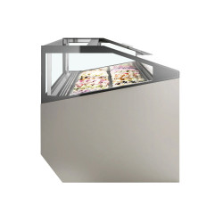 ISA Super Capri 24 Pan Ventilated Scoop Ice Cream Display Freezer