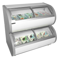 Tefcold TD500 Split Level Display Freezer
