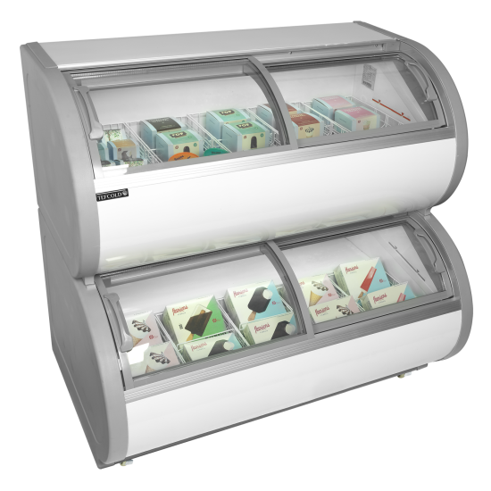 Tefcold TD500 Split Level Display Freezer