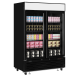 LGF5000 Black Glass Door Display Freezer