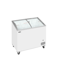 IC302SCEB Sliding Curved Glass Lid Chest Freezer