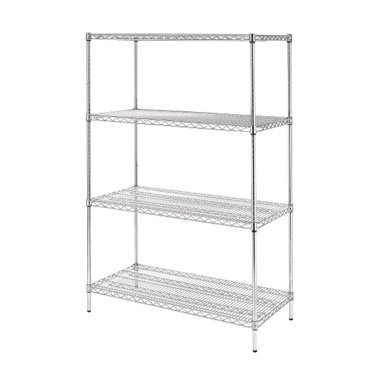 Vogue 4 Tier Wire Shelving Kit W1220 x D610mm