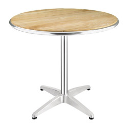 Bolero U429 Ash Top Round Table 800mm