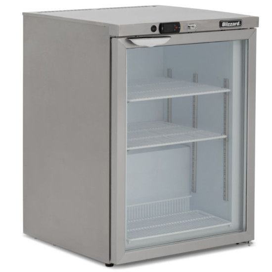 Blizzard UCF140CR 0.6m Glass Door Undercounter Freezer