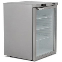 Blizzard UCR140CR Glass Door Under Counter Fridge