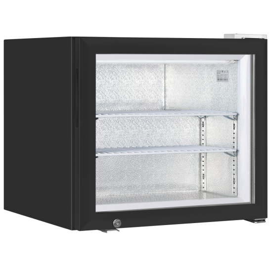 Tefcold UF50G Black Counter Top Display Freezer