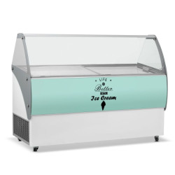 Crystal Venus Elegante 46 10 Pan Soft Scoop Ice Cream Display
