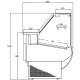 Frilixa Vista II 25 2.5m Flat Glass Serve Over Counter