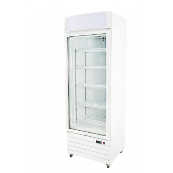 Prodis XD1NW White Heavy Duty Glass Door Display Freezer