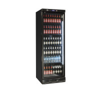 Prodis XD380K Black Single Door Upright Display Chiller 