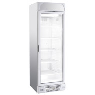 Prodis XD380N White Heavy Duty Glass Door Display Freezer