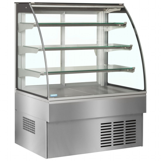 Trimco Zurich 120SS 1.2m Stainless Steel Patisserie Display Fridge