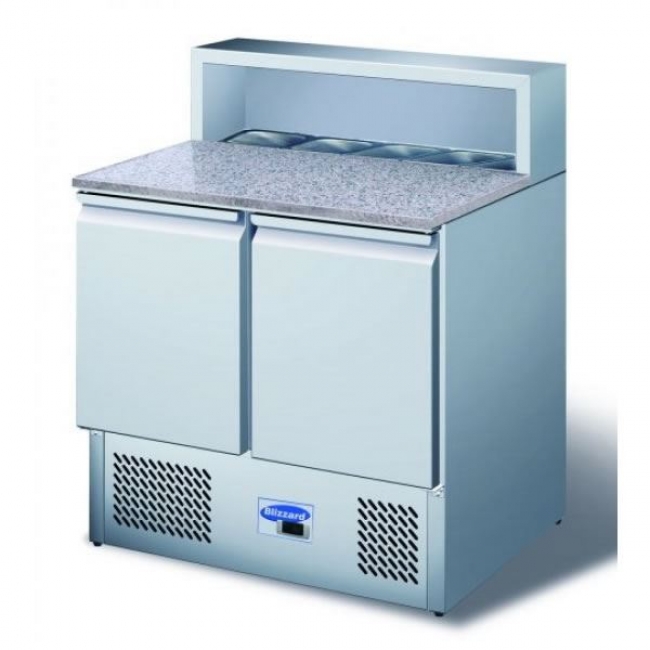Blizzard BCC2PrepGranite 2 Door Granite Top Compact Prep Counter