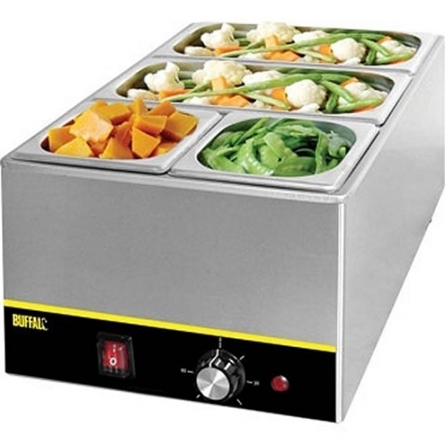 Buffalo S007 Wet Heat Bain Marie Food Warmers Corr Chilled