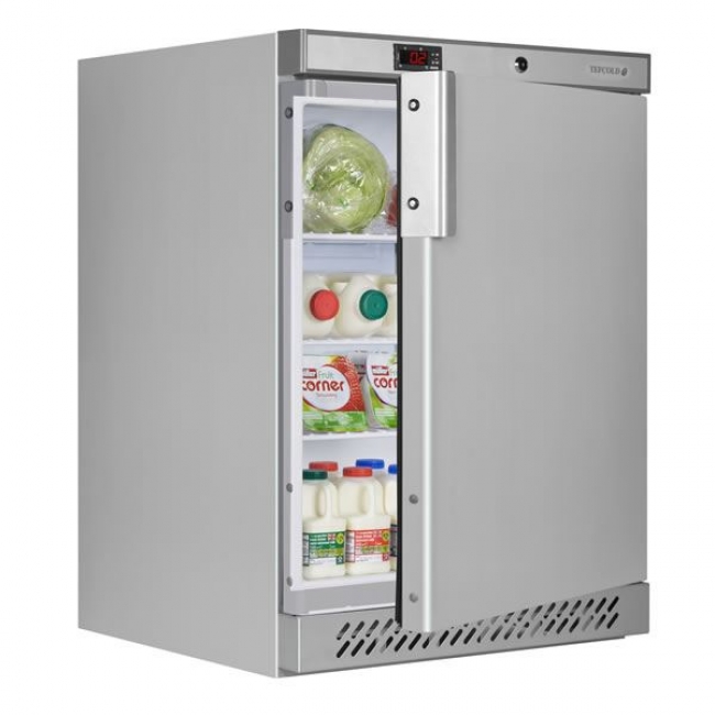 Tefcold UR200S 130 Litre Single Door Stainless Steel Undercounter
